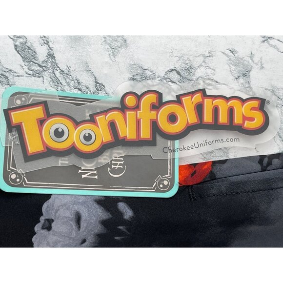 Disney Tooniforms Size Small The Nightmare Before Christmas Modern Classic Scrub - Picture 8 of 10